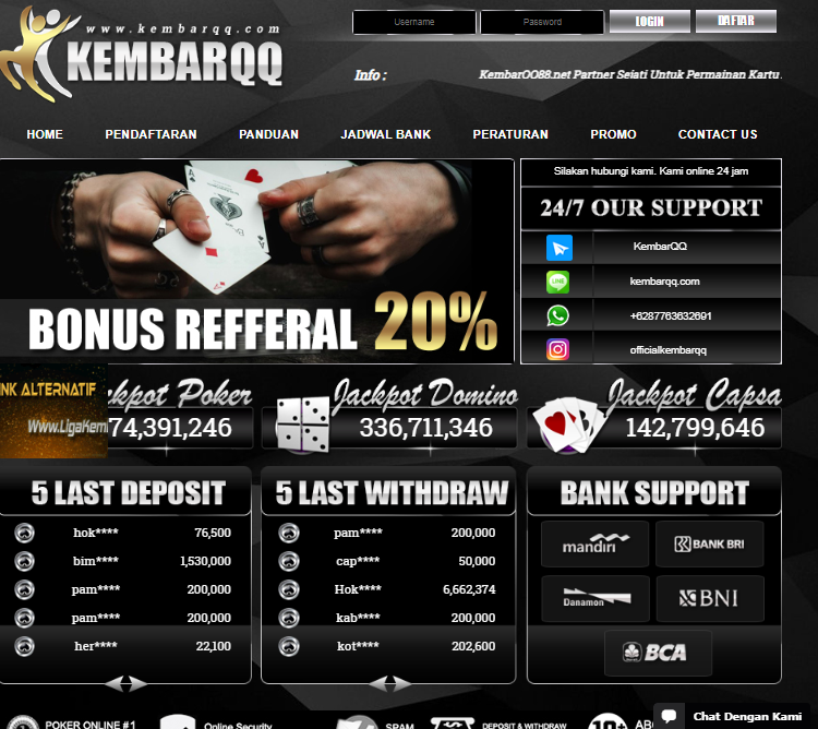 JACKPOT BERMAIN ADU Q DI KEMBARQQ