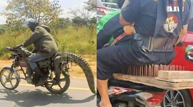 6 Bentuk Jok Motor Ini Tak Biasa, Nyeleneh Banget