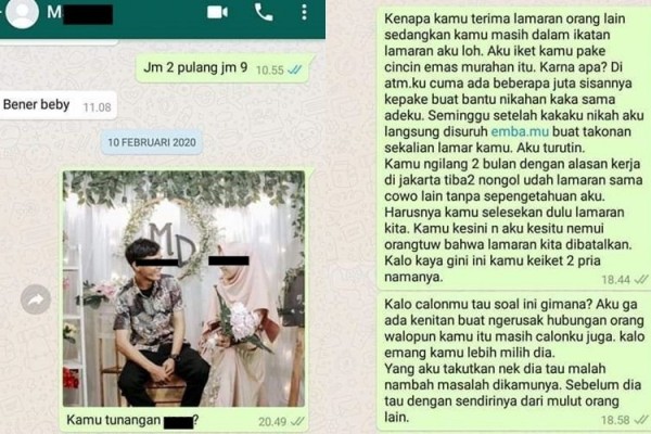 viral cowok ditinggal lamaran